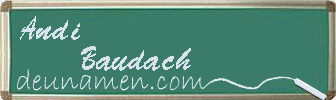 Andi Baudach Visitenkarte